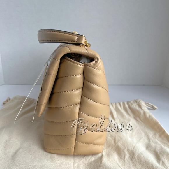 Tory Burch Kira Chevron Small Convertible Leather Shoulder Bag - Picture 7 of 15